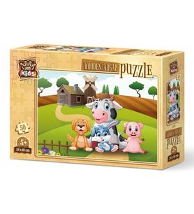 Art Kids Çiftlik Pozu 50 Parça Ahşap Puzzle