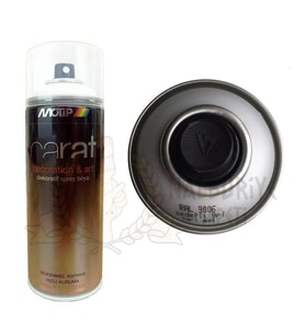 Motip Carat Akrilik Sprey Boya SEDEFLİ GRİ YARI MAT 400 ml - RAL9006