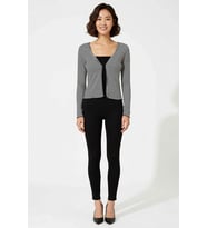Kadın Büyük Beden Çizgili Uzun Kollu Crop Top Ispanyol Paça Takım Viskoz Elastan Rahat Günlük Modern