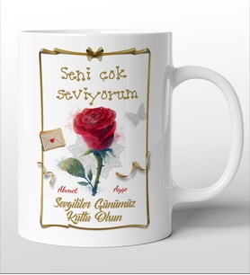 Sevgililer Gününe Özel Kupa Bardak 16