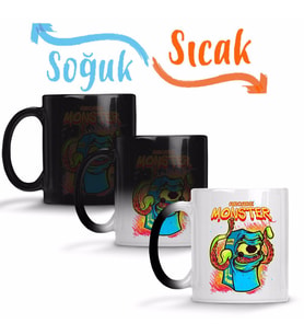Arcade Monster Sihirli Kupa Bardak Porselen