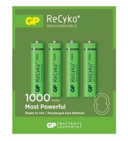 GP AAA 950 mAh Şarjlı İnce Kalem Pil 4'lü Paket GP100AAHCEMTR-4LÜ