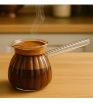 Isıya Dayanıklı Cam Cezve 500 ml – Şık ve Minimalist Tasarım (Karışık)