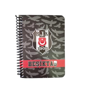 BEŞİKTAŞ 729283 SPİRALLİ BLOKNOT KARTON KAPAK A6 72YP. ÇİZGİLİ