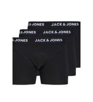 Jack & Jones Erkek 3'lü Paket Siyah Boxer Seti - Anthony