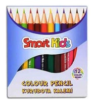Smart Kids Kuru Boya Yarım Boy 12 Renk 2969