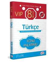 8. Sınıf Türkçe VIP Hızlı Konu Anlatımlı Editör Yayınları