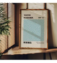 Tanıtım Yayoi Kusama Çerçevesiz Poster, Modern Dekoratif Çerçevesiz Poster, Tablo, YayoiKusama-4, 50 x 70