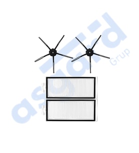 ROBOROCK Q7 , Q7+ , Q7 MAX , Q7 MAX+  Uyumlu 2 Yan Fırça 2 Filtre PKT-iasgf0000539