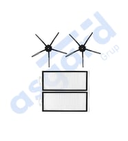ROBOROCK Q7 , Q7+ , Q7 MAX , Q7 MAX+  Uyumlu 2 Yan Fırça 2 Filtre PKT-iasgf0000539