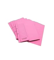 Alemdar Yarım Kapak Dosya Pembe 50'li Paket Alemdar Yarım Kapak Pembe Dosya