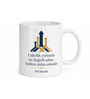 Müdür Yardımcısına Hediye Yönetim Temalı Özel Baskılı Porselen Kupa Bardak