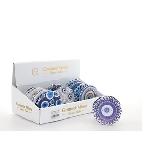 Northcity Taşlı Nazar Boncuklu El Aynası – Şık ve Koruyucu Aksesuar (7x7 Cm)