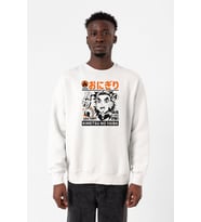 Demon Slayer Anime Super Yummy Beyaz Erkek 2ip Sweatshirt