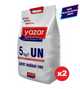Yazar Baklavalık Böreklik Pastalık Çok Amaçlı Un 5 Kg X 2 Paket