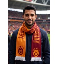 GALATASARAY ORİJİNAL LİSANSLI SARI KIRMIZI ŞAL ATKI