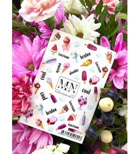 Nail Art Slider Stiker – Vahşi Çiçekler W09