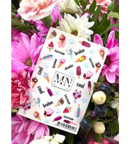Nail Art Slider Stiker – Vahşi Çiçekler W09