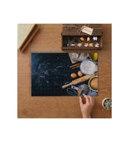 Ekmek Malzemeleri - Mutfak Tasarımı 240 parça Ahşap Puzzle Ahşap Kutuda MP03825