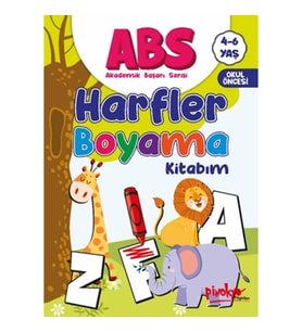 ABS 4-6 Yaş Harfler Boyama Kitabım