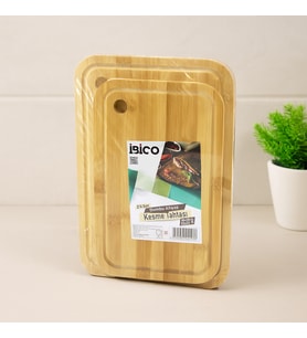 Bambu Kesme Tahtası 2'li Set - 18x28 & 22x32 cm