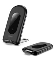 Duzzona W2 Katlanır Standlı 15W Hızlı Şarj Wireless Kablosuz Şarj Cihazı-(577 - SSSSSS3694-9