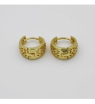 Gold Vip Vintage Tasarım Küpe (Gümüş)