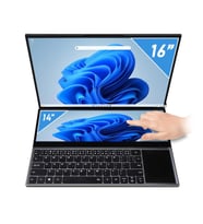 QUADRO Diamond Duo DS1630 i7-10850H 16GB 512GB SSD O/B UHD 16" IPS + 14" IPS Dokunmatik DOS Notebook