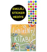 EMOJİLİ  STİCKER HEDİYE  - OKUL ÖNCESİ RESİMLİ KİTAPLAR  - LABİRENT KİTABI