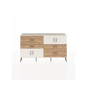 Arges Konsol 2 Raflı 4 Çekmeceli 4 Kapaklı 176x30x99 Aytaşı-Aytaşı/Çam