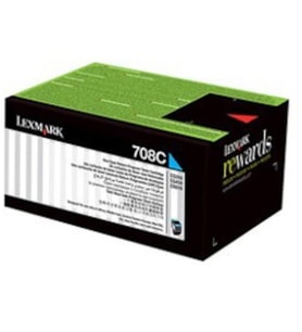 Lexmark 70c80c0 708c Mavi Toner Cs310/cs410/cs510 1.000 Sayfa (Çok Renkli)
