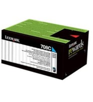 Lexmark 70c80c0 708c Mavi Toner Cs310/cs410/cs510 1.000 Sayfa (Çok Renkli)