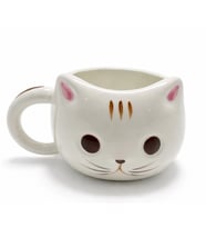 3d Kedi Tasarımlı Kabartmalı Kupa Bardak Alk5030