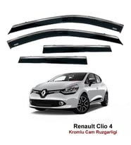 Renault Clio 4 Kromlu Cam Rüzgarlığı Niken