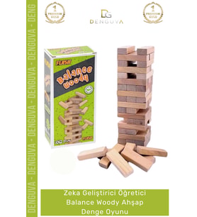 #Oyuncak Eğitici Zihinsel Gelişim Destekli Türkçe Dil Destekli Aktivite Woody Ahşap Denge Oyunu
