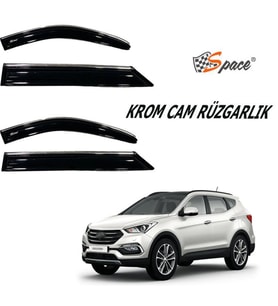 Krom Cam Rüzgarlığı Hyundai Ix35 2018-2021 / Caru414 (Karışık)