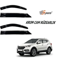 Krom Cam Rüzgarlığı Hyundai Ix35 2018-2021 / Caru414 (Karışık)