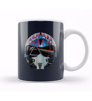 Dark Side Of The Maverick Helmet Top Gun Kupa Bardak Porselen