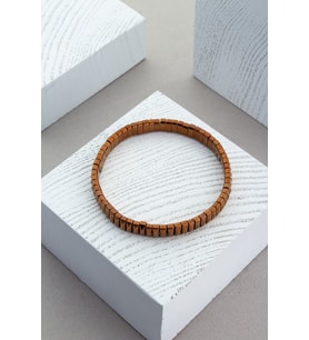 Hematit Doğal Taş Parlak Kahverengi Piramit Kesim 8x3mm Bileklik