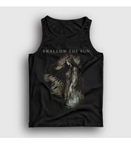 Presmono Unisex Siyah Wings Swallow The Sun Atlet 530470tt
