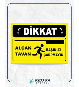 alçak tavan 21x28 Arkası Sticker