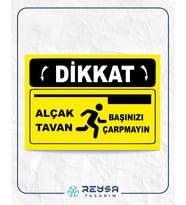 alçak tavan 21x28 Arkası Sticker