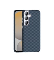 Samsung Galaxy S25 Uyumlu Kılıf M-safe Şarj Özellikli Karbon Fiber Görünümlü Zore Gros Kapak