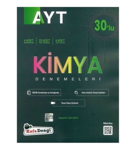 Kafa Dengi Yayınları Ayt Kimya Branş Denemesi