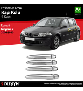Renault Megane 2 Krom Kapı Kolu 4 Kapı 2004-2010