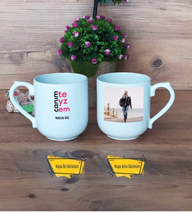 Teyzeye Hediye Kupa Bardak Oval Fotoğraflı Doğum Günü Anneler Günü Hediyesi