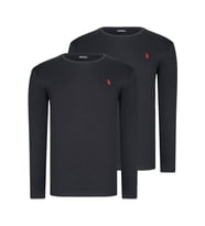İKİLİ SET T8588 DEWBERRY YUVARLAK YAKA ERKEK SWEATSHIRT-SİYAH-SİYAH