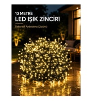 10 Metre Gün Işığı LED Folyo Balon – Kumandalı Hafif ve Taşınabilir Dekorasyon