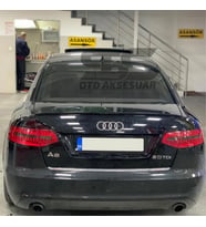 Audi A6 Bagaj Üstü Slim Spoiler Piano Black Parlak Siyah