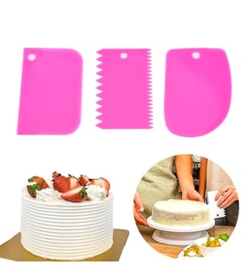 Pasta Hamur Şekillendirici Spatula Kesici Kazıyıcı Dekoratör Set (5668)